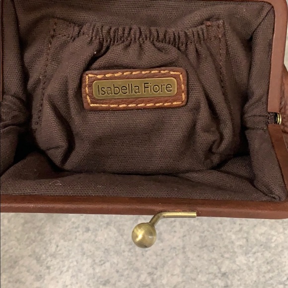 Isabella Fiore kisslock satchel purse - Picture 7 of 8